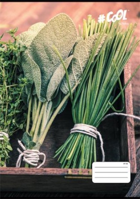 Füzet, tűzött, A4, vonalas, 32 lap, COOL BY VICTORIA, "Gardening", 81-32
