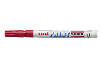Lakkmarker, 0,8-1,2 mm, UNI "PX-21", piros
